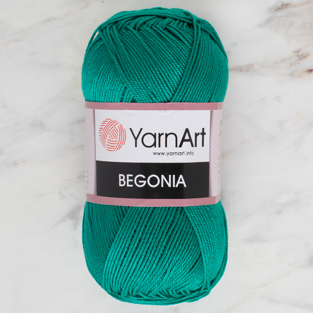 YarnArt Begonia 50gr Yeşil El Örgü İpi - 6334